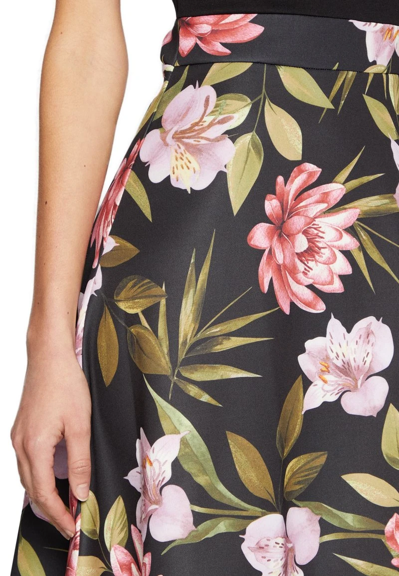 Anna Field Jerseykleid - Black/black/pink – Bild 6