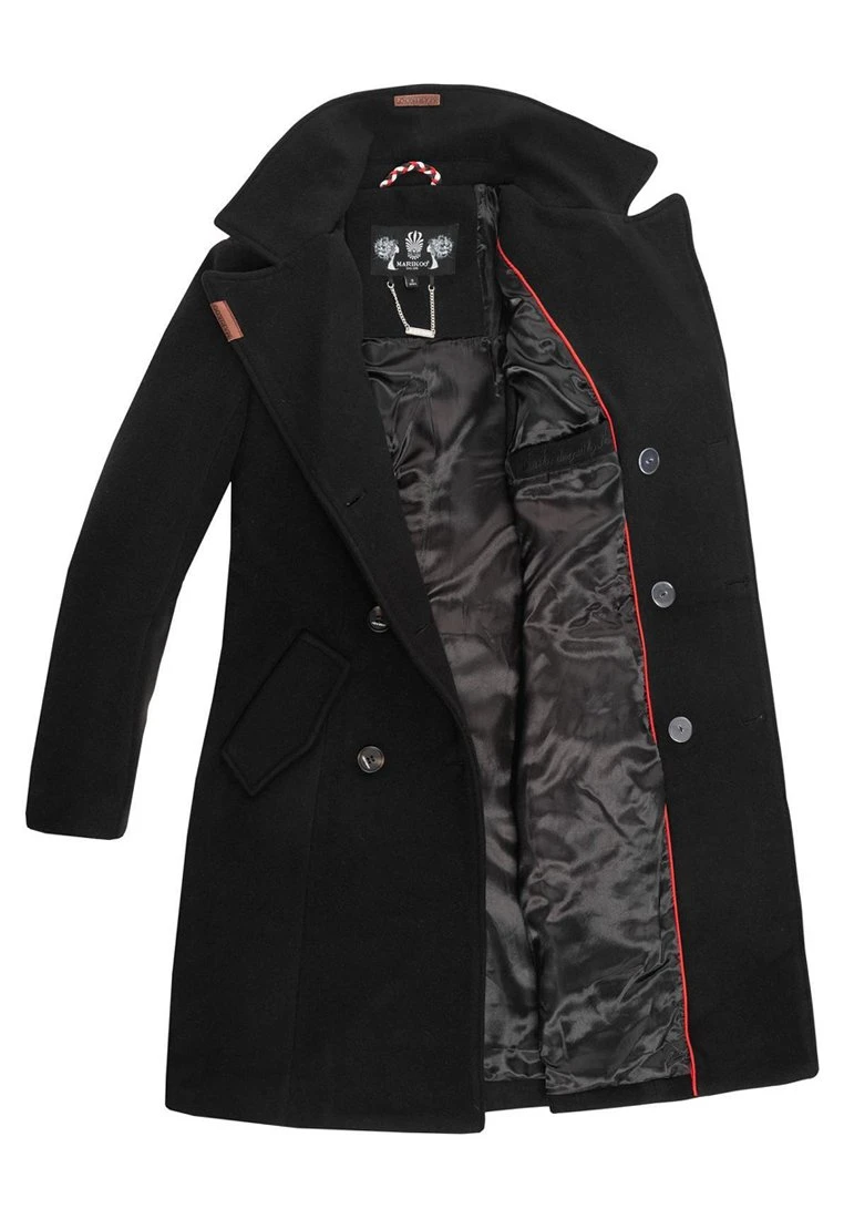 Marikoo NANAKOO - Klassischer Mantel - Black – Bild 3