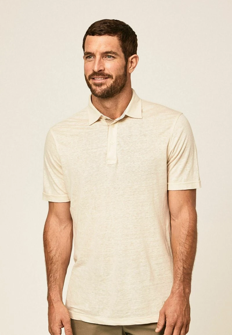 Hackett London JSY STR TRIM - Poloshirt - Khaki – Bild 6