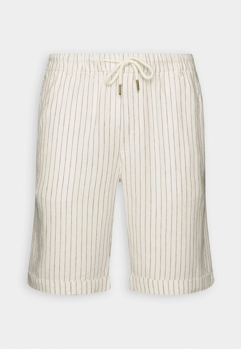 Pier One LINEN BLEND DRAWCORD SHORTS - Shorts - Off-white – Bild 4