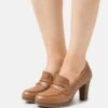 Pier One LEATHER - Pumps - Cognac