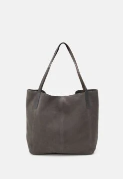 Anna Field LEATHER - Handtasche - Anthracite