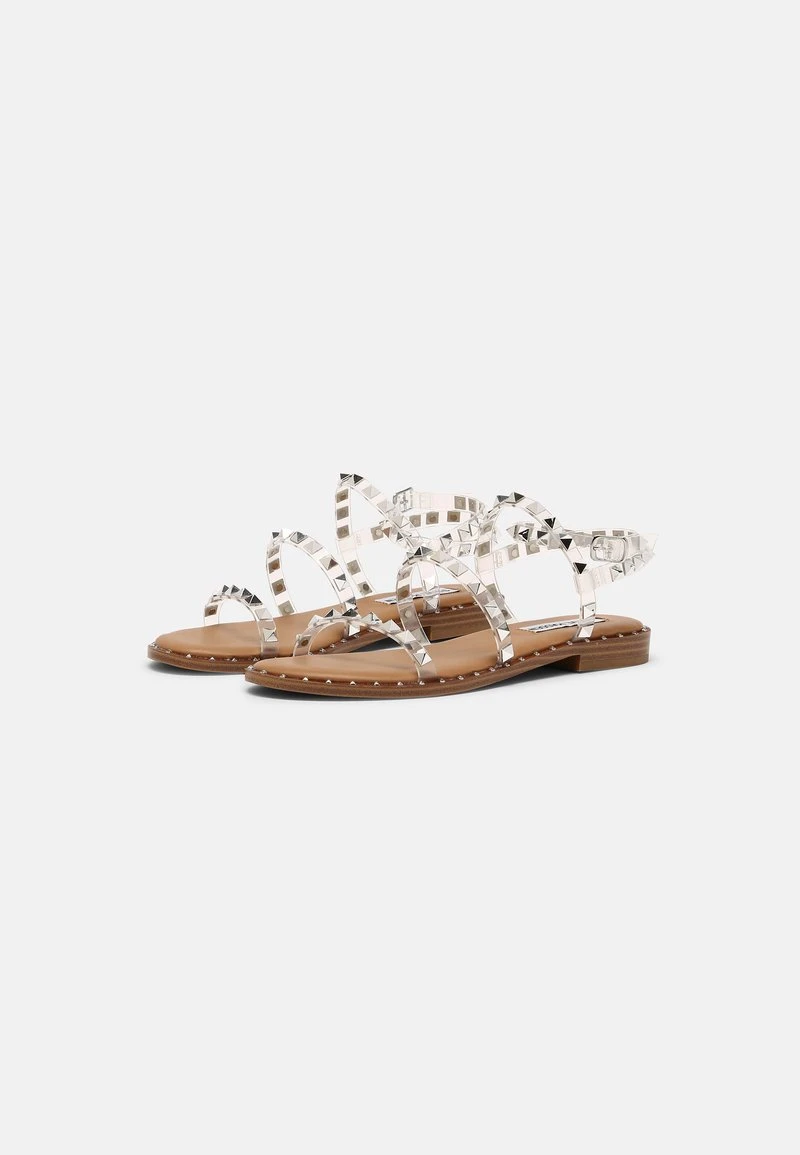 Steve Madden TRAVEL - Riemensandalette - Clear – Bild 3