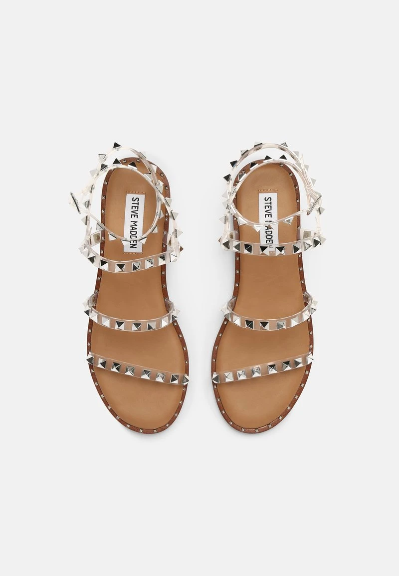 Steve Madden TRAVEL - Riemensandalette - Clear – Bild 5