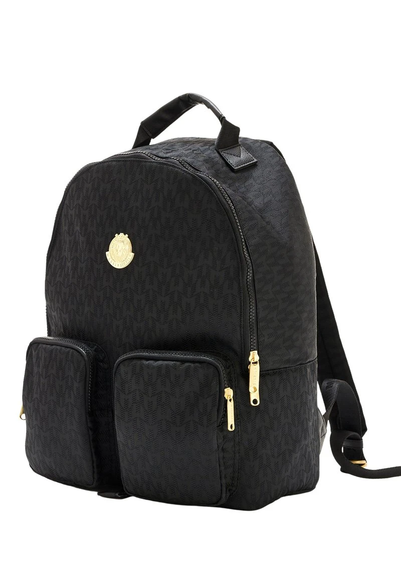 SikSilk MESSI COLLABORATION DOUBLE POCKET - Tagesrucksack - Black/gold – Bild 3