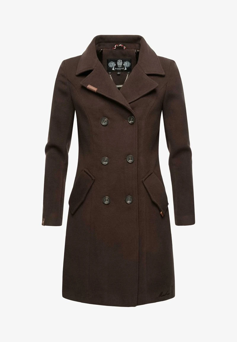 Marikoo NANAKOO - Klassischer Mantel - Black – Bild 5