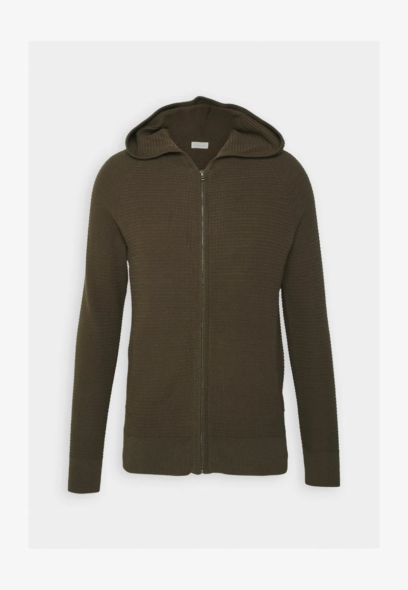 Pier One Strickjacke - Olive