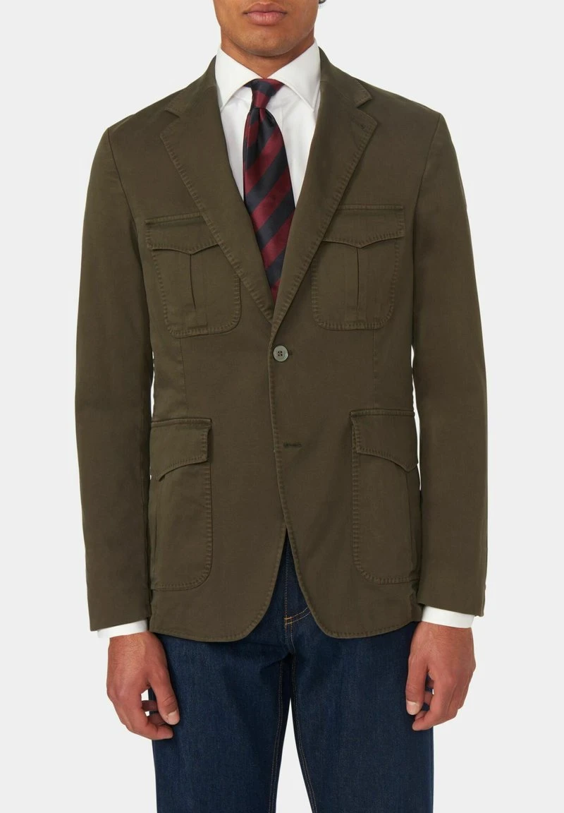 Oscar Jacobson FRISO SAFARI SOFT - Sakko - Rosciola Green