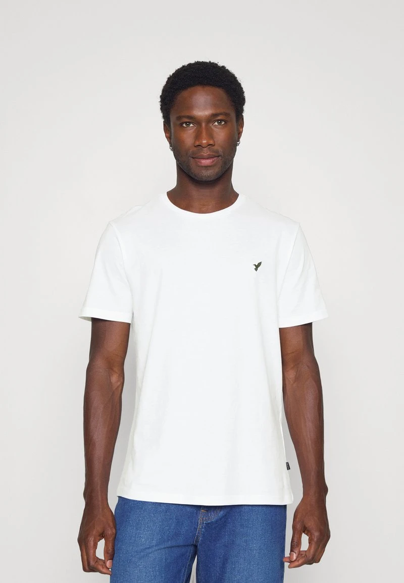 Pier One 5 PACK - T-Shirt Basic - White/blue/stone – Bild 2