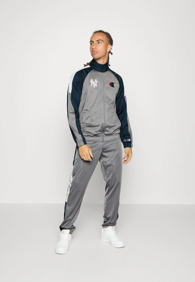 Champion NEW YORK YANKEES TRACKSUIT - Trainingsanzug - Grey/dark Blue