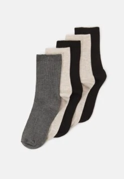 Anna Field 5 PACK - Socken - Beige/black/grey