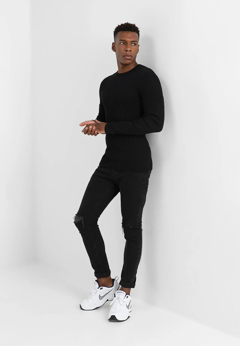 Pier One Strickpullover - Black – Bild 2