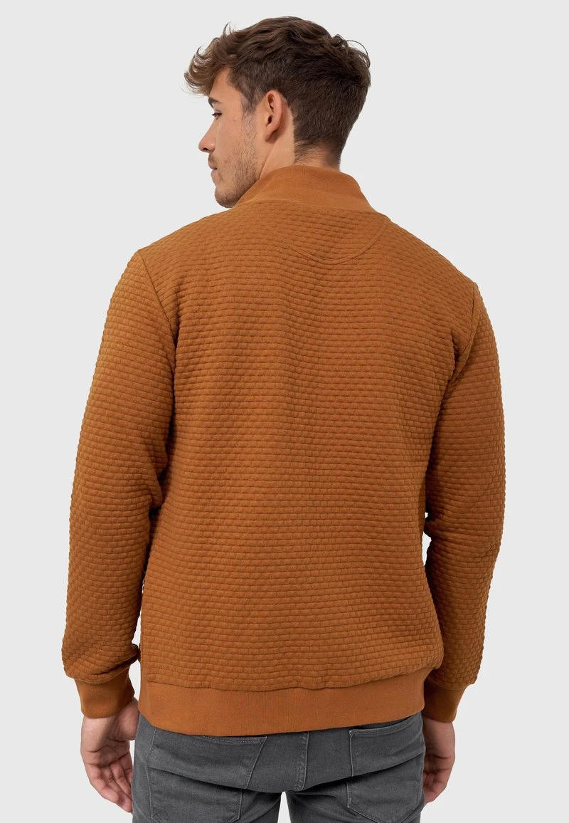 Indicode Jeans BERMIE - Sweatjacke - Mottled Brown – Bild 3