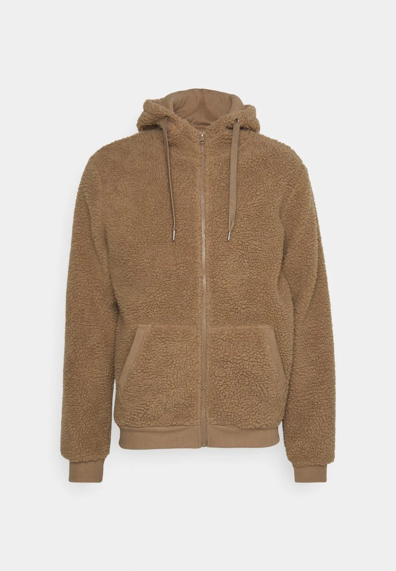 Pier One BORG ZIP-UP JACKET - Fleecejacke - Dark Green – Bild 5